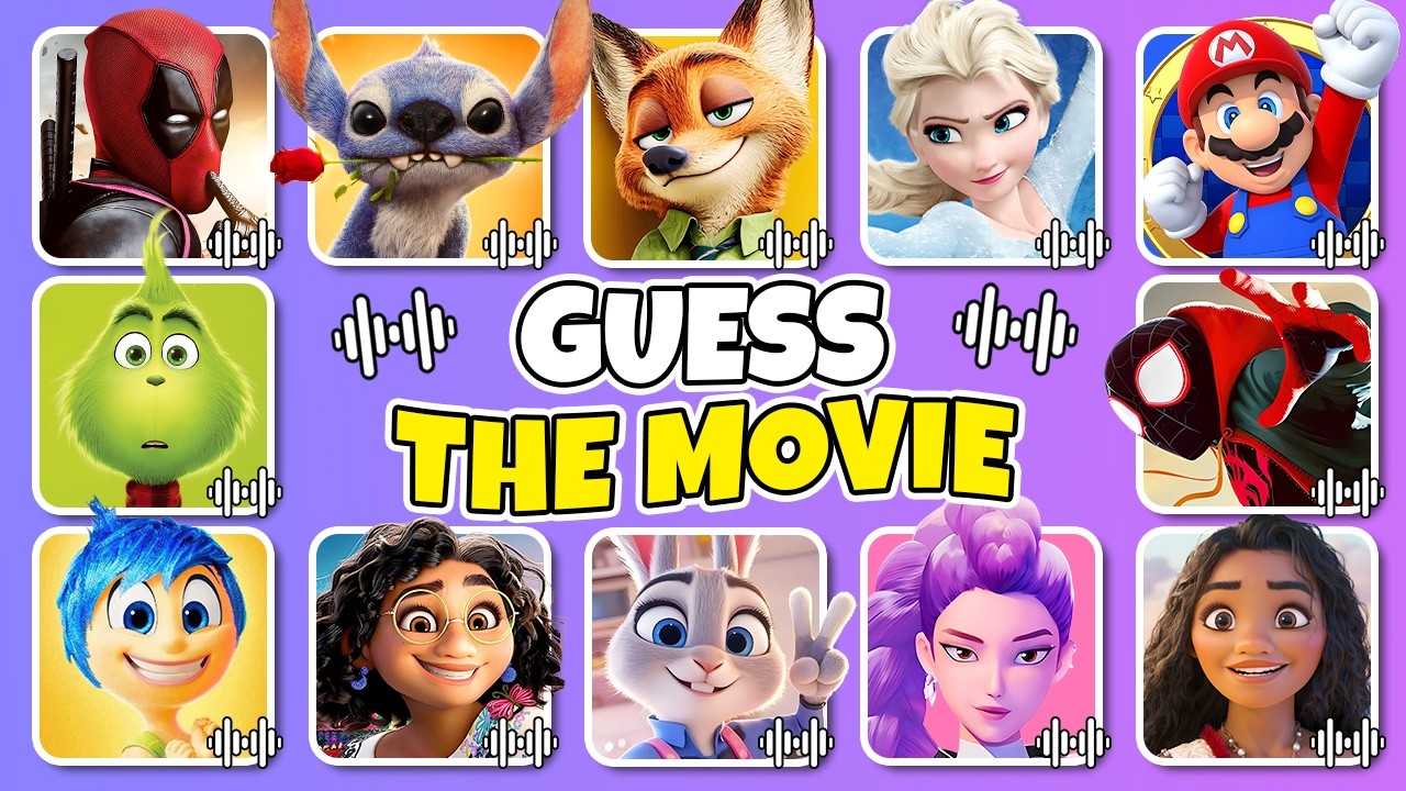 Guess the Movie by the Song! 🎶 Zootopia 2, Wednesday, Kpop Demon Hunters, Home Alone, The Grinch...