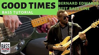 Learn The GOOD TIMES Bass Guitar Riff [Bernard Edwards - CHIC]