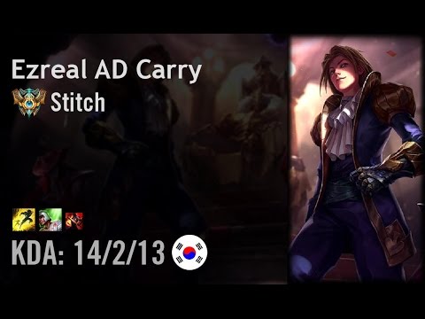 Ezreal AD Carry vs Kalista - Stitch - KR Challenger Path 6.6