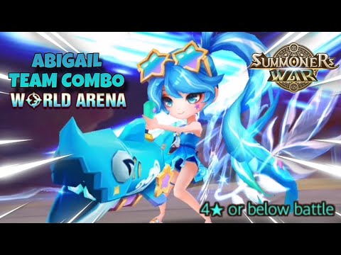 Abigail Team Combo in World Arena Special League Ep. 3 - Summoners War