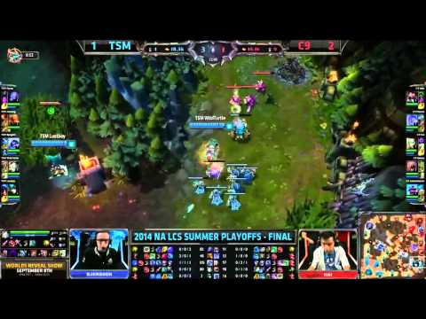 Cloud 9 vs TSM Game 4   Finals NA LCS Summer 2014 Playoffs   C9 vs TSM G4 PAX S4 Worlds Regionals
