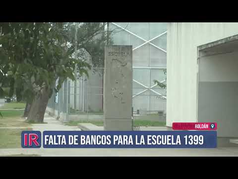 Falta de bancos en la Escuela n° 1399