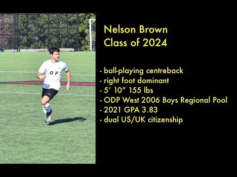 Nelson Brown 2024 Center Back -  2022 OYSA State Cup U16 Semi Final Highlights