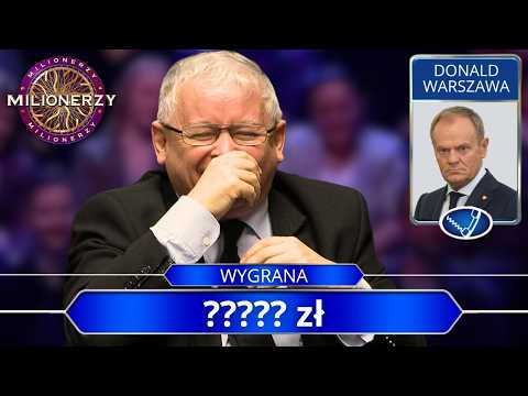 Jarosław Kaczyński w programie Milionerzy dzwoni do Tuska