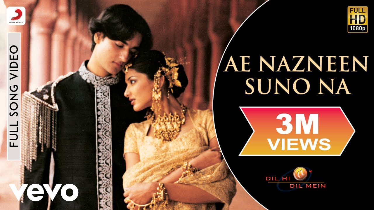 Aye Nazni Suno Na Lyrics | Dil Hi Dil Mein | Abhijeet | A R Rahman