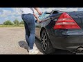 Driving SLK In White Lacoste Sneakers Preview