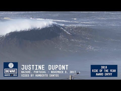 Justine Dupont at Nazaré  - 2018 Ride of the Year Award Entry - WSL Big Wave Awards