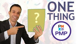 The ONLY thing you need to pass the PMP?