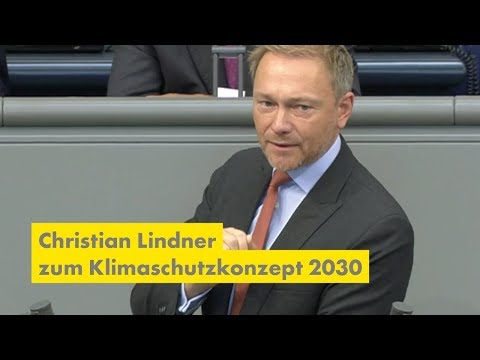 Christian Lindner zum Klimaschutzkonzept 2030