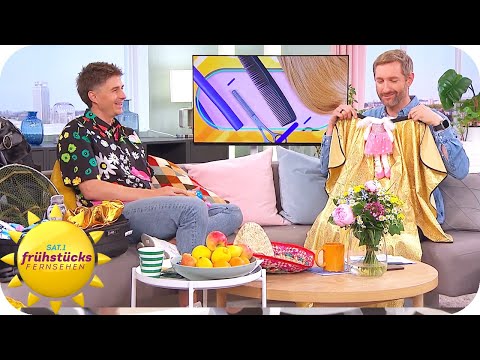 Deutschlands lustigster Friseur - dieser Friseur ist Social Media Star | SAT.1 Frühstücksfernsehen