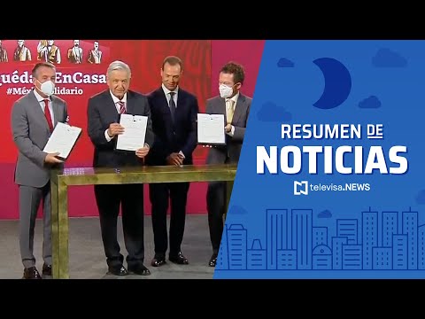 Resumen Noticieros televisa 3 agosto 2020 | AMLO firma acuerdo por la educación - Las Noticias