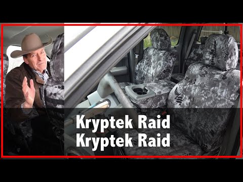 2018 RAM 3500 Seat Covers- Kryptek Raid Camo