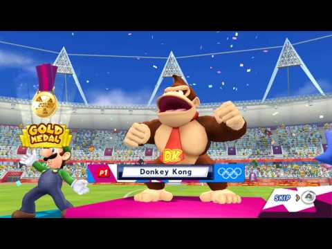 Mario & Sonic at the London 2012 Olympic Games (Wii) All Events 1st Place COM Level Hard