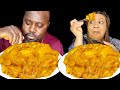 Telling my husband we are eating without meat* prank* African food yam porridge Asmr mukbang eating