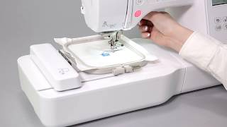 [BrotherSupportSewing] Embroidering / 刺しゅうをする