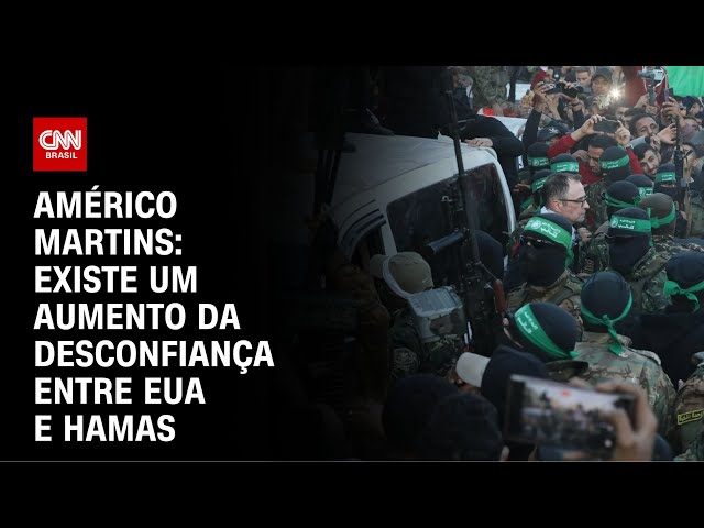 Américo Martins: Existe um aumento da desconfiança entre EUA e Hamas  | CNN NOVO DIA