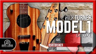 Video thumbnail for Beautiful Model 1 Deluxe with a Natural Finish from Rick Turner Guitars | 4k Video by Heartbreaker Guitars
