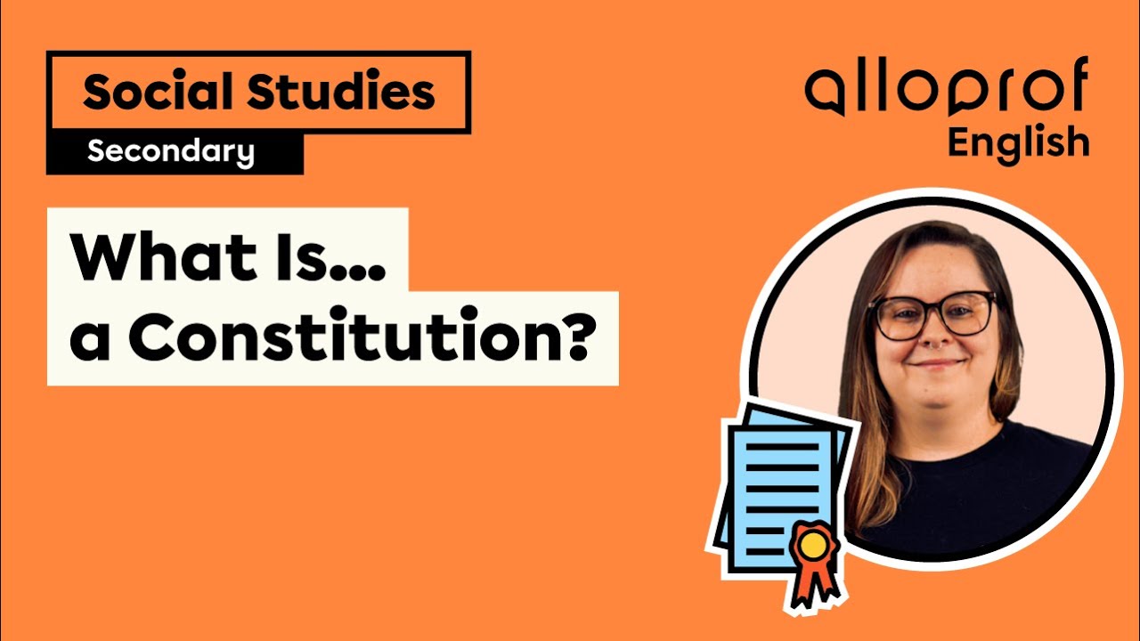 What Is....a Constitution?