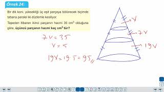 Eğitim Vadisi TYT Geometri 18.Föy Katı Cisimler 2 (Koni, Küre) Konu Anlatım Videoları