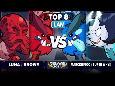 Luna & Snowy vs Marckiemoo & Super Why!! - Elimination Top 8 - Midseason Championship 2024 - LAN 2v2