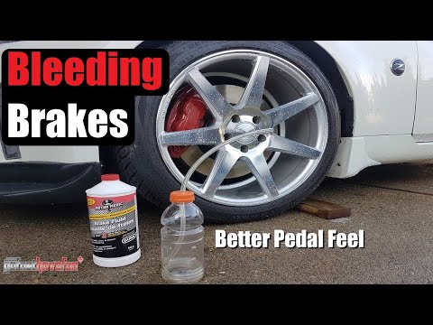 How to Bleed Disc Brakes (Fixed Calipers Nissan / Infiniti 350Z/G35/370Z/G37) | AnthonyJ350