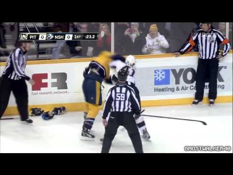 (HD) Fight: Bortuzzo vs Wilson (3-4-2014)
