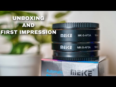 BUDGET MACRO PHOTOGRAPHY: MEIKE Macro Extension Tube for Sony E-Mount