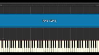love story Richard clayderman piano tutorial