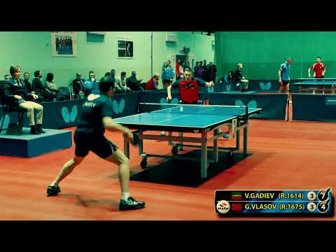 5.GADIEV - VLASOV RUSSIAN Championship table tennis настольный теннис