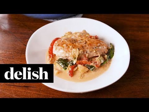 Spinach Artichoke Chicken | Delish