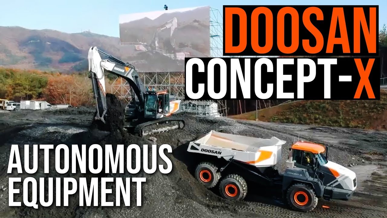 How Doosan's autonomous Concept-X construction machines work and why they will be necessary