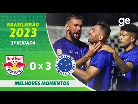Gols e lances de Red Bull Bragantino x Cruzeiro