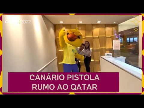 CANÁRIO PISTOLA EMBARCA para o QATAR com restrições da FIFA