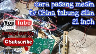 Download lagu how to install a Chinese slim tv machine on a 21' slim tube Polytron tv mp3