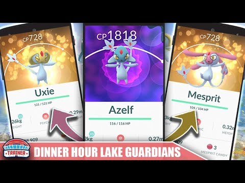 DINNER HOUR TOP TIPS FOR AZELF, UXIE & MESPRIT - BEST STRATEGY FOR LAKE GUARDIANS | POKÉMON GO