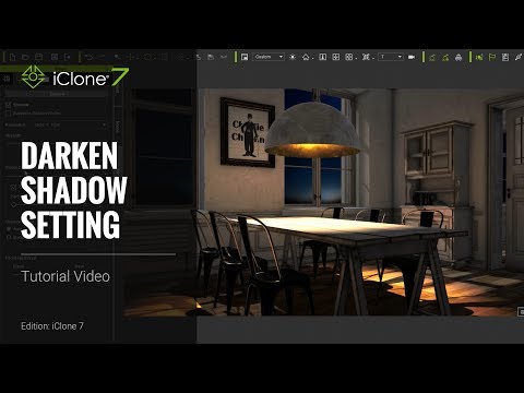 iClone 7 Tutorial - Darken Shadow Setting