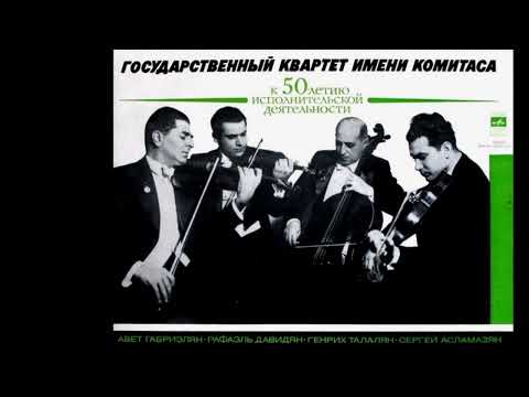 KOMITAS QUARTET.  Alexander Glazunov - 5 Novelettes, Op.15 (1953)