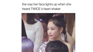 Download lagu Jennie reaction to TWICE' Heart Shaker mp3