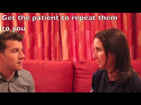 Three word recall test