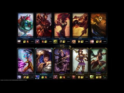 [s4] Game 80: Nidalee & Caitlyn vs Zyra & Sivir (L) full