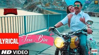 Tere Bin Lyrics With English Translation - Simmba - YouTube