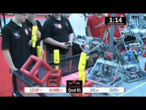 2015 VRC Engr Q81 - 1233F 4148B vs 341 359B - 41 to 53 - VEX Worlds 2015 - Engineering Division