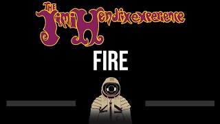 Jimi Hendrix • Fire (CC) 🎤 [Karaoke] [Instrumental]
