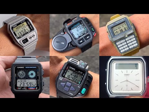 Vintage & Innovated CASIO watches from 80s and 90s !! Decades Ahead of its Time !!