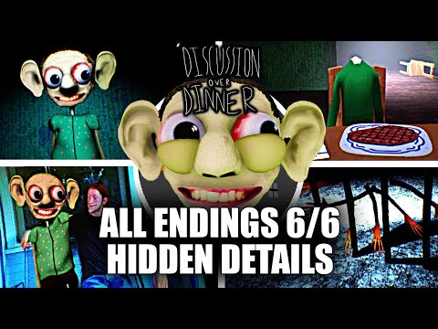 Discussion Over Dinner - All Endings 6/6 & Out Of Bounds Hidden Details (Full Version Showcase)