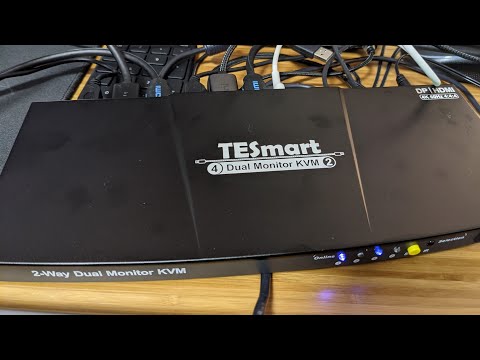 4K60Hz Dual-monitor KVM for under $200? TESmart DP+HDMI Dual-monitor KVM first impressions w/ PC&Mac