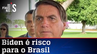 Jair Bolsonaro alerta para o perigo da vitória de Biden