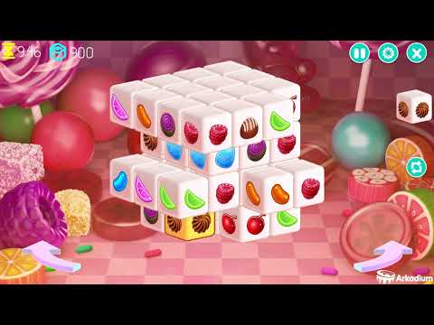 Arkadium Mahjong Candy jogo online grátis