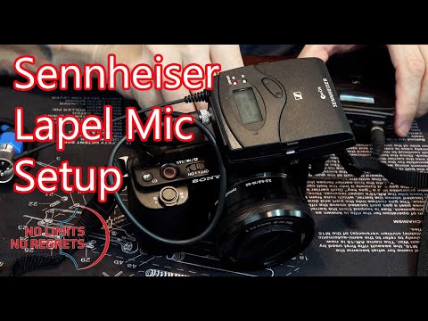 How to SETUP SENNHEISER G4 Wireless Microphone for YouTube Videos