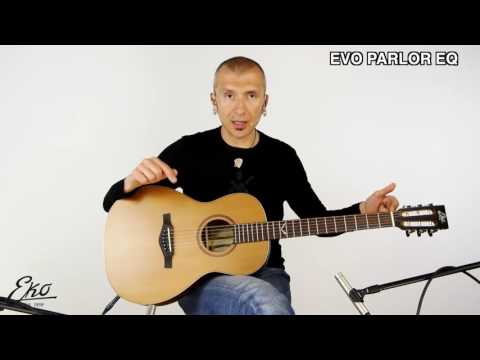 EVO Parlor EQ spiegaz Massimo Varini presenta Eko Guitars